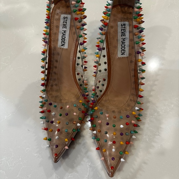 Steve Madden Shoes - Steve Madden Vala s Multi spiked pumps: size 8